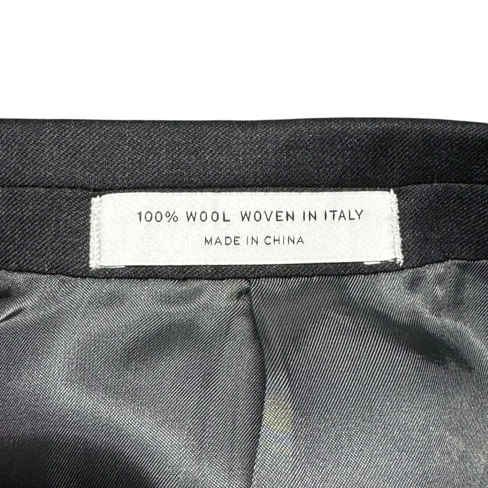 John W Nordstrom Travel Wool Suit Mens‎ 42R 36x28 Charcoal Gray Italian Wool NWT